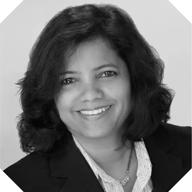 Headshot Images of Xcellon Biologics' Senior Advisor Sanjeevani Ghone, PhD, MBA